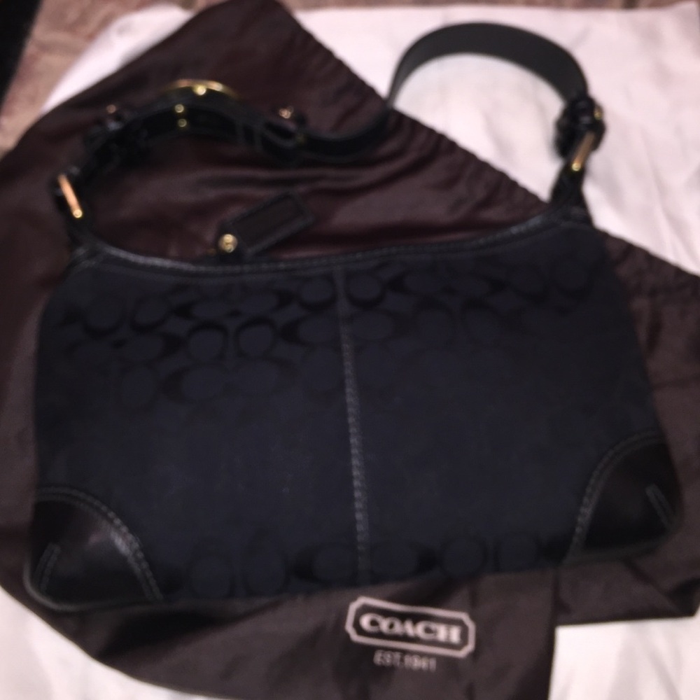 Coach Black Shoulder Bag